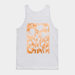 Valentine's Day Watercolor Love – orange Tank Top